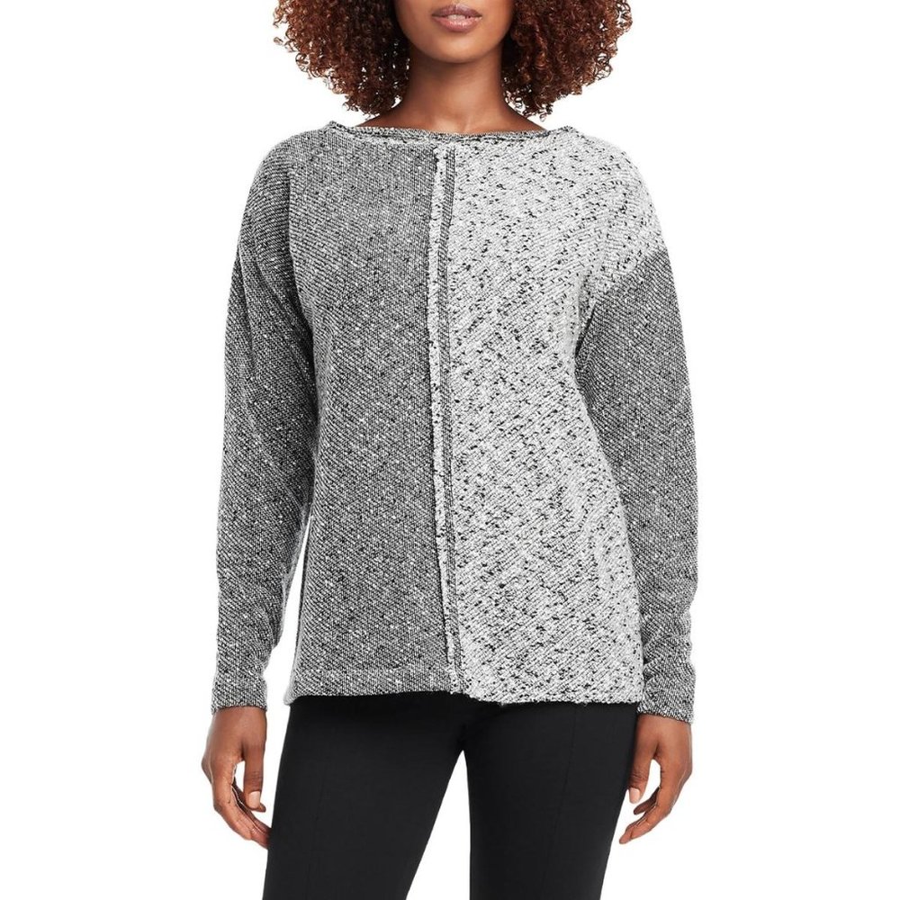 NWT NIC+ZOE Textured Pullover Sweater L